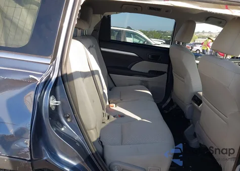 2018 Toyota Highlander Le from USA, damaged, VIN 5TDBZRFH0JS862844